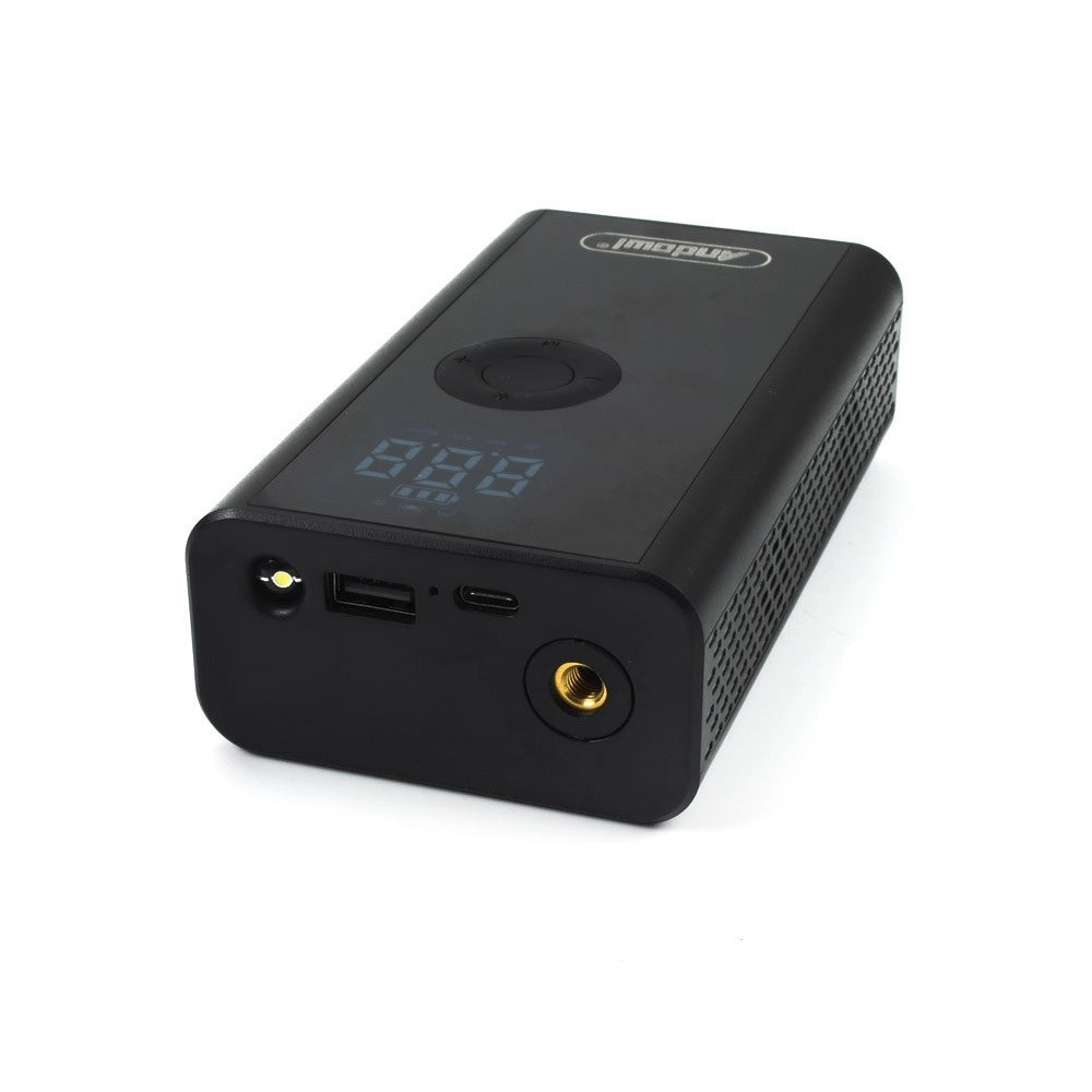 Trade Shop - Powerbank 4000mah Compressore D'aria A Batteria Digitale Pompa 5v 2 In 1 Q-dq555 -
