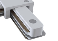 Connettore a L per Sistema Illuminazione a Binario Monofase Bianco