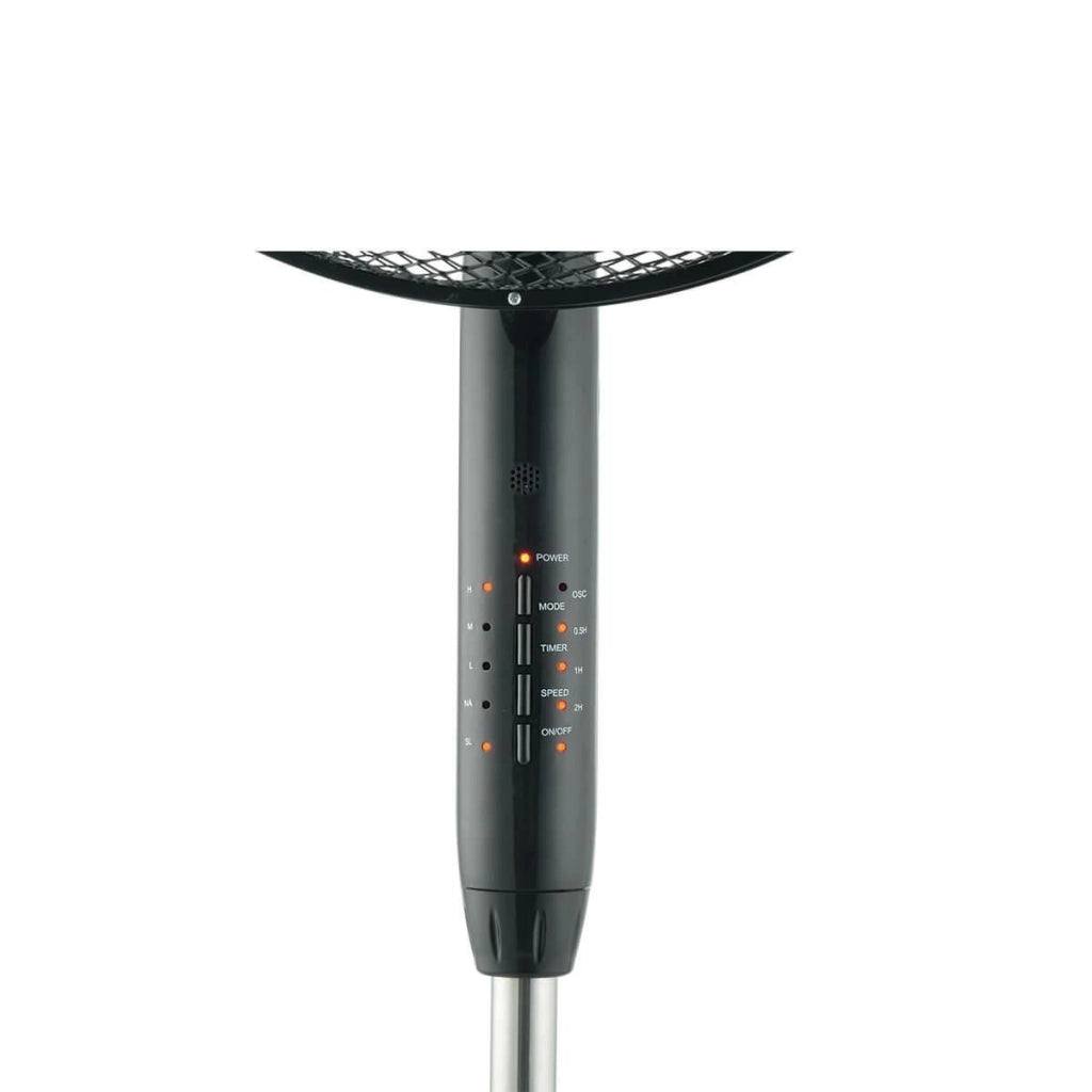 Ardes Ventilatore a Piantana con Telecomando STEELO 40PNR Oscillante e Inclinazione Regolabile Base di 40 cm