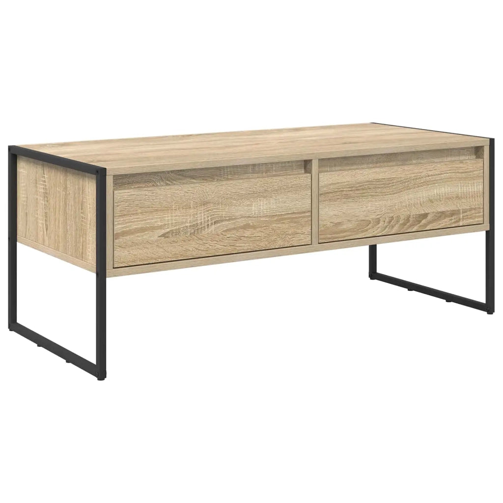 Tavolino da salotto Sonoma 100 x 46 x 40 cm Legno multistrato 886445