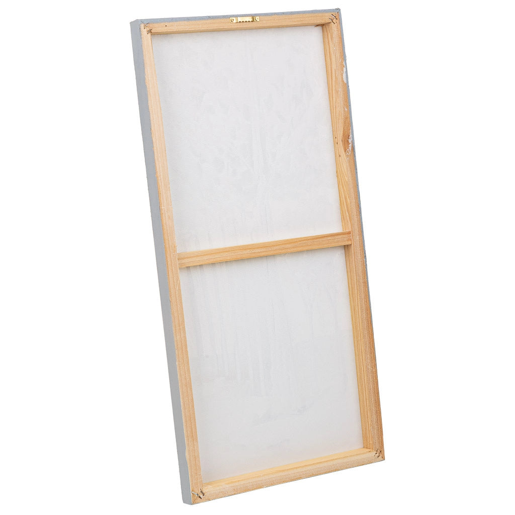 Quadro dipinto a mano con rilievo grigio 30x60x2,5h