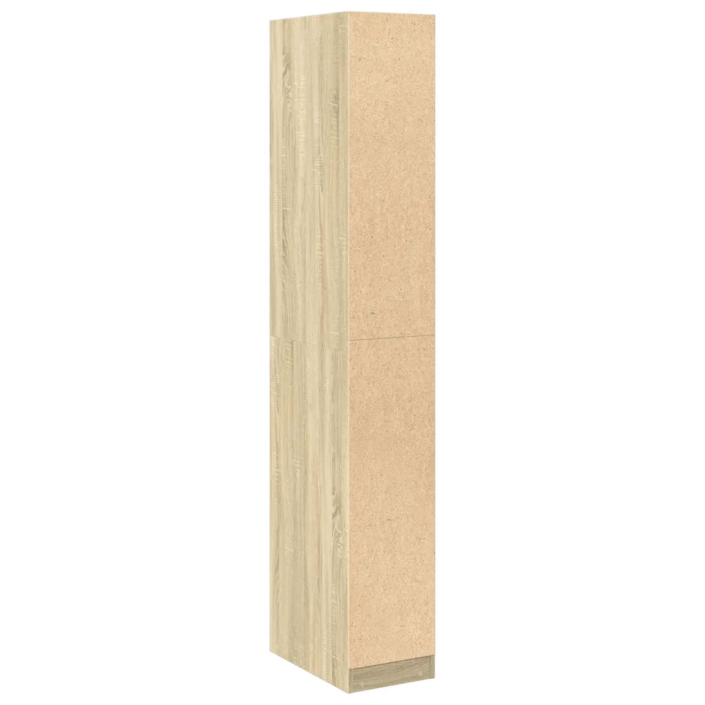 Armadio Rovere Sonoma 30x50x200 cm in Legno Multistrato