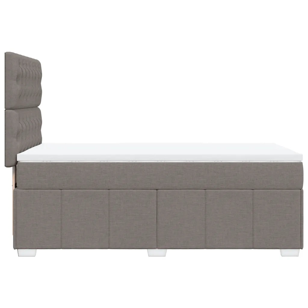 Giroletto a Molle con Materasso Tortora 100x200 cm in Tessuto 3291590