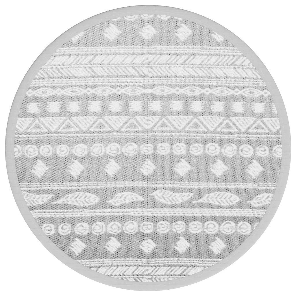 Tappeto da Esterno ARAKIL Grigio ?160 cm in PP CFW6560329