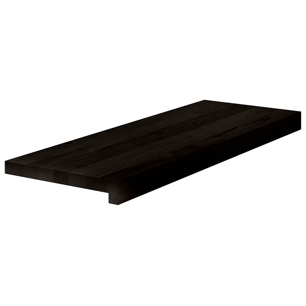 Gradini 2 pz Marrone Scuro 70x30x2 cm Legno Massello Rovere