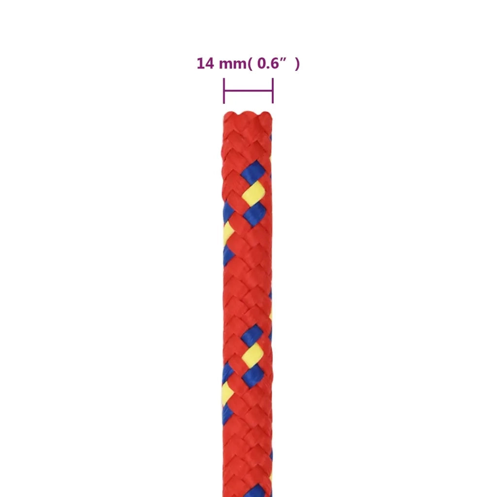 Corda per barca Rossa 14 mm 100 m in Polipropilene 152411