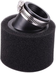 Pulitore dell'aria a schiuma 42mm per scooter - sostituzione per scooter 125cc 140cc 150cc 200cc - alta qualità - nero