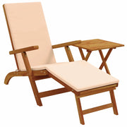 Lettino Prendisole | Sdraio da giardino | Lettino da sole reclinabile e pieghevole 2 pz Beige