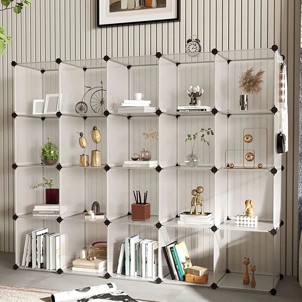 Trade Shop - Organizzatore Modulare A Cubi Organizer Ripiani Scaffali Mobiletto Per Armadio Libreria -