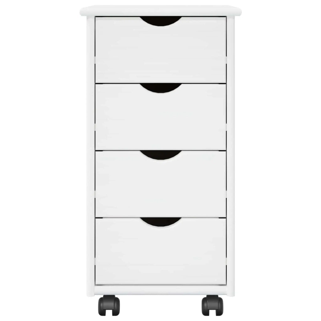 Mobile con Ruote con ruota Bianco 34 x 39 x 65,5 cm