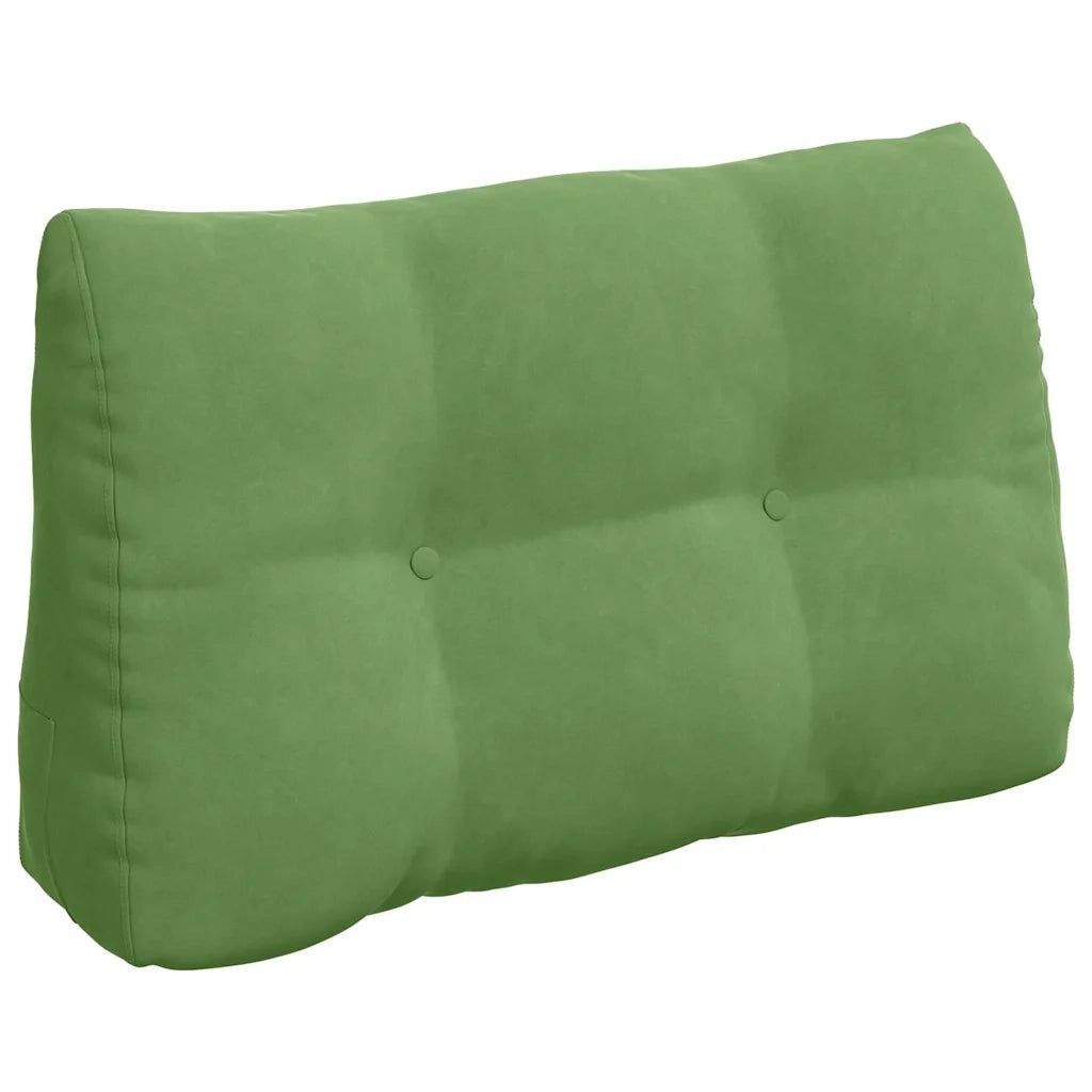 Cuscino per Schiena | Cuscino dorsale Verde chiaro 80 x 24 x 50 cm Velluto
