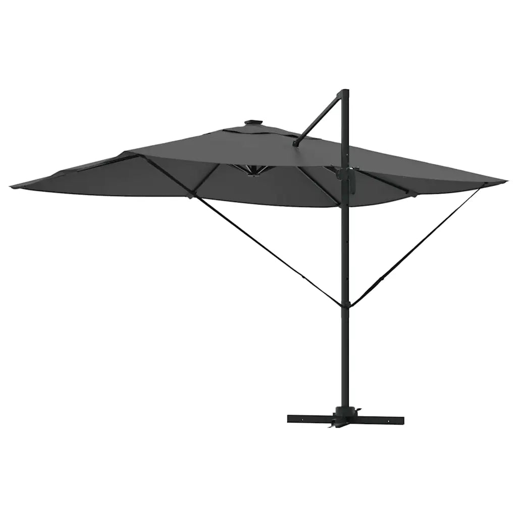 Ombrellone Antracite 352 x 251 x 265 cm Poliestere e Alluminio 42003329