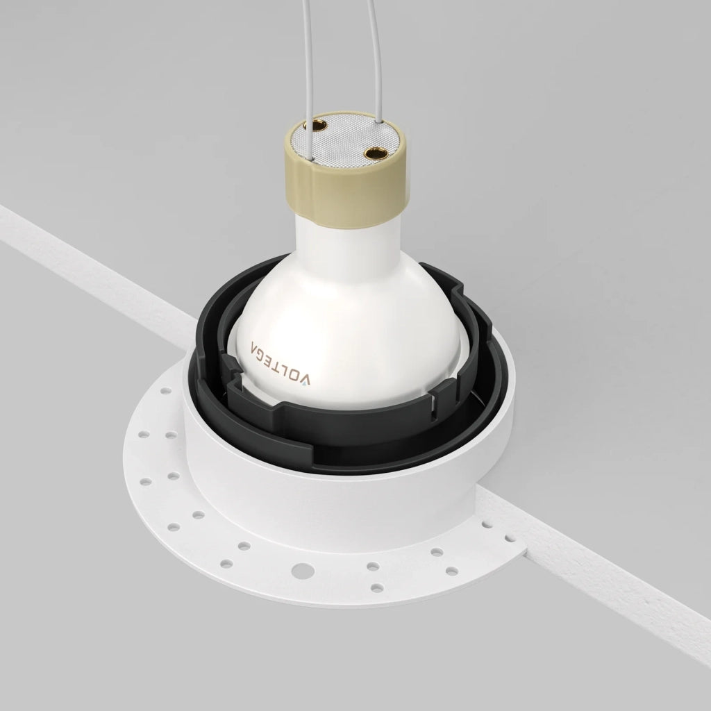 Maytoni Lampada da Incasso Share 1 luce GU10 bianco metallo alluminio