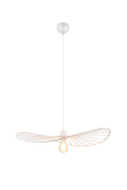 Lampada a sospensione, metallo, bianco, D 60 cm, Chapeau