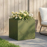 Vaso da giardino Verde Oliva 50 x 50 x 49 cm 8005798