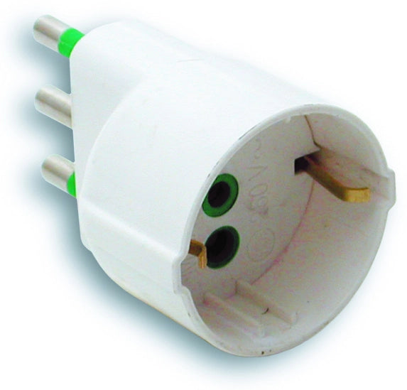 Fanton ADATTATORE SEMPLICE 2P+T spina 16A/ presa schuko 5.00 pz