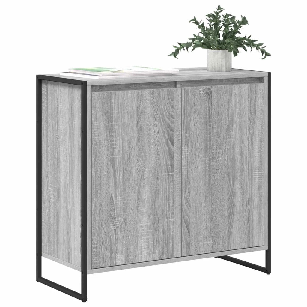 Mobile laterale | Tavolo laterale | Tavolino Grigio Sonoma 79 x 36 x 75 cm Legno multistrato