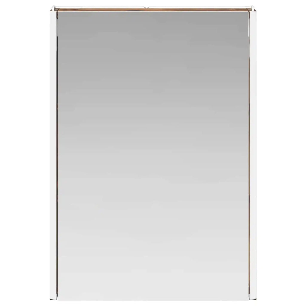 Mobiletto per specchio da bagno Rovere fumé 43 x 11,5 x 60,5 cm