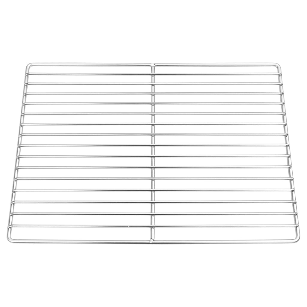 Griglia BBQ rettangolare 40x30 cm in acciaio inox 304