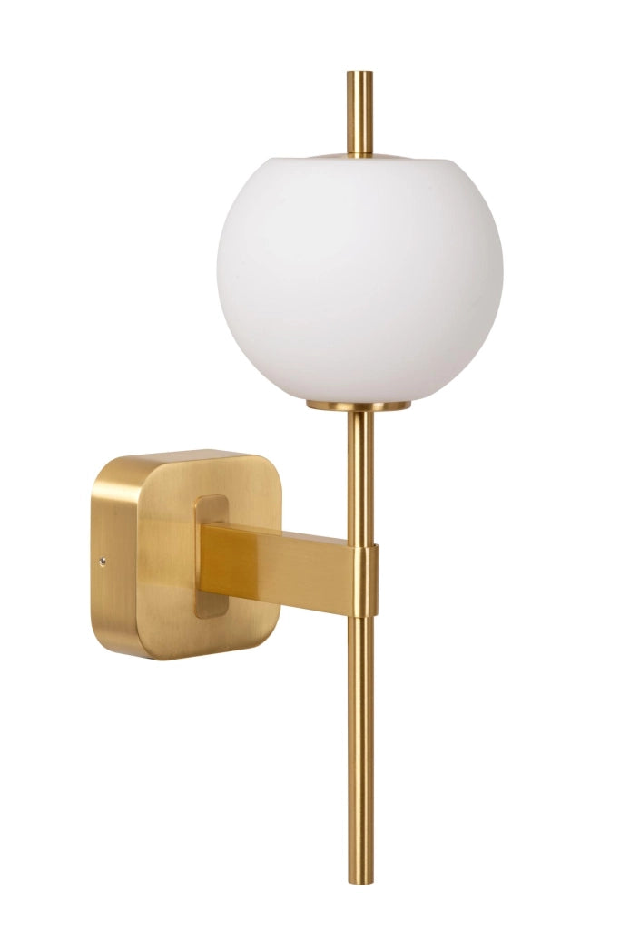 Applique bagno ELDA 1xG9 oro vetro sfera IP44 Lucide