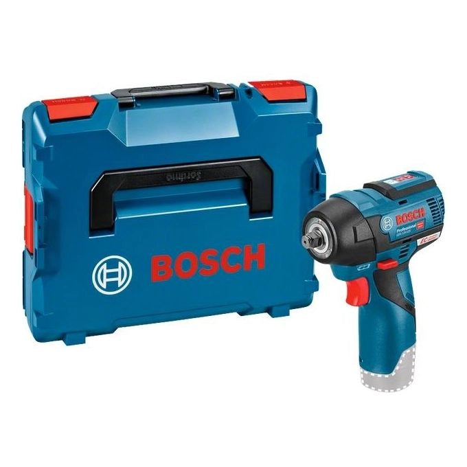 Bosch Professional 06019E0102 GDS 12V-115 Avvitatore a massa battente 12 V motore brushless coppia 115 Nm PowerControl 2 livelli L-BOXX incluso colore Nero