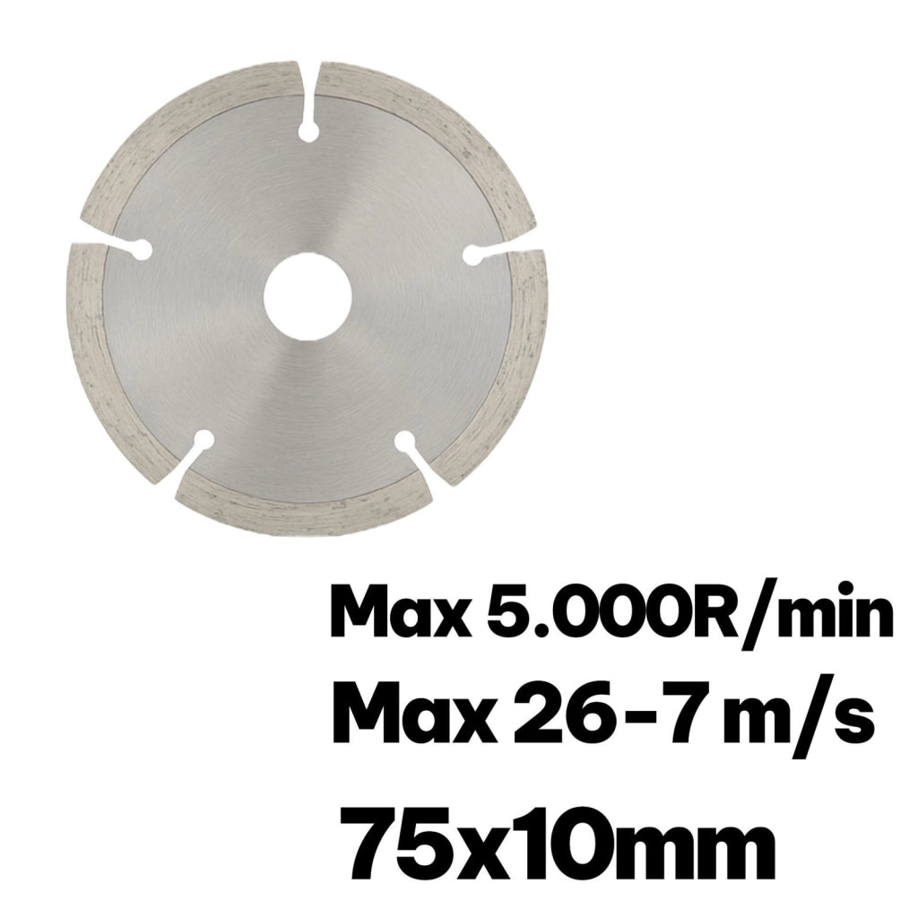 Set 3 Dischi da Taglio per Legno Plastica Alluminio Pietra Lame Circolari Ø85mm