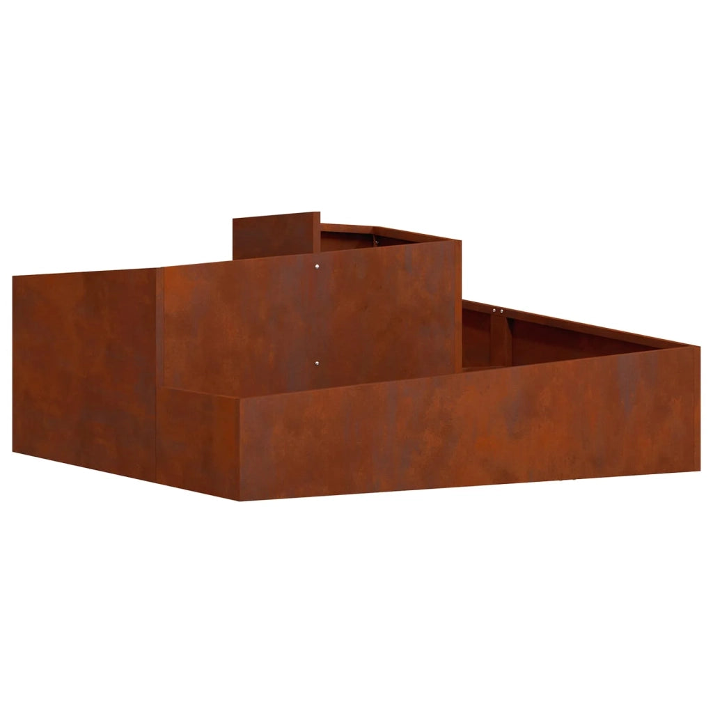 Vaso da giardino Marrone 100 x 100 x 50 cm
