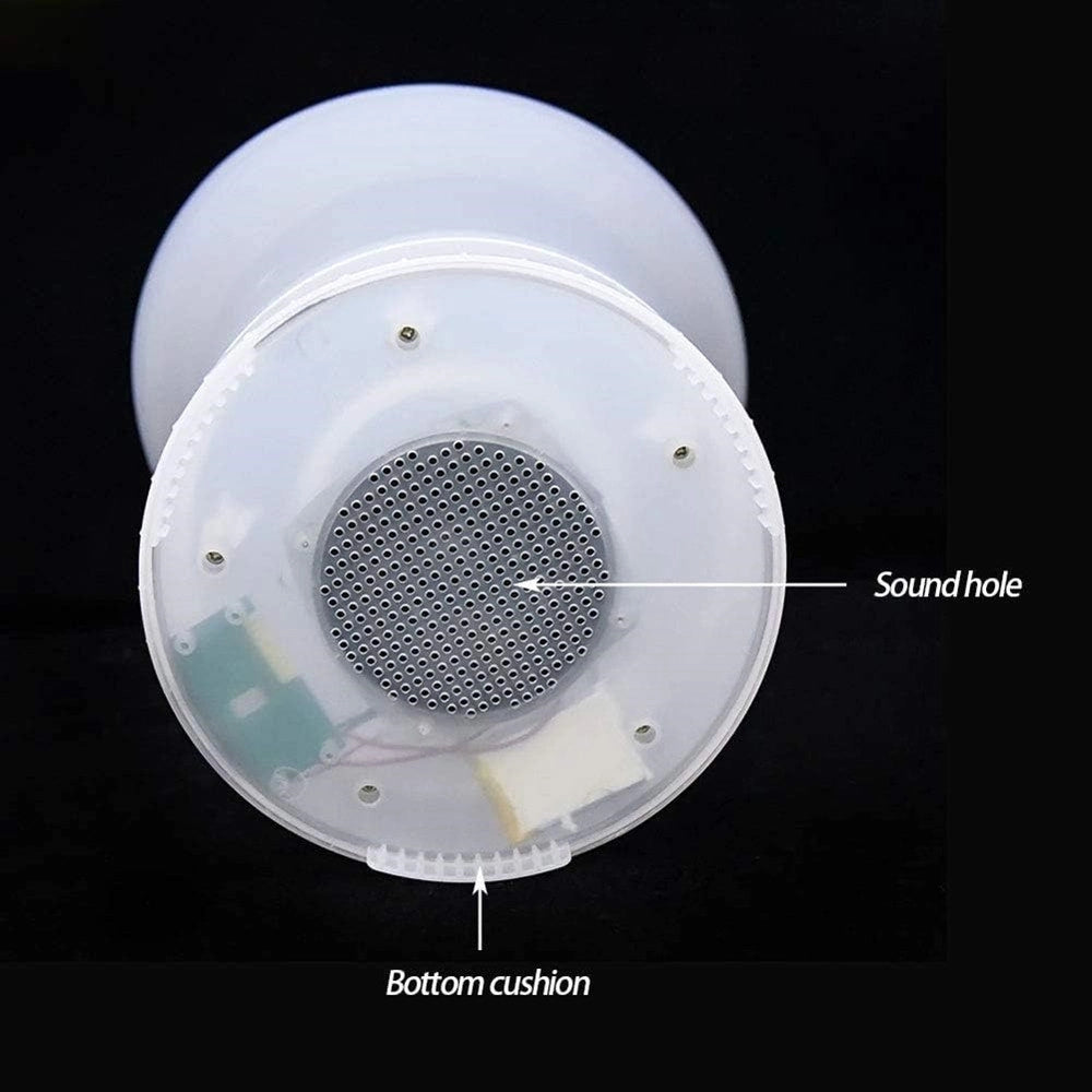 Trade Shop - Secchiello Per Ghiaccio A Led Altoparlante Bluetooth Wireless Portatile Spiaggia Feste -