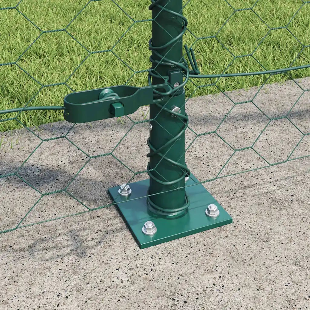 Palo della recinzione Verde 25 x 1,4 m (rete 50 mm)