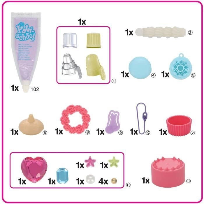 Gioco culinario - EPOCH 32332 - Il kit di decorazione viola