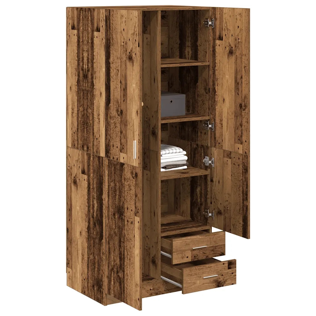 Armadio Legno Antico 80x52x180 cm in Truciolato 855886