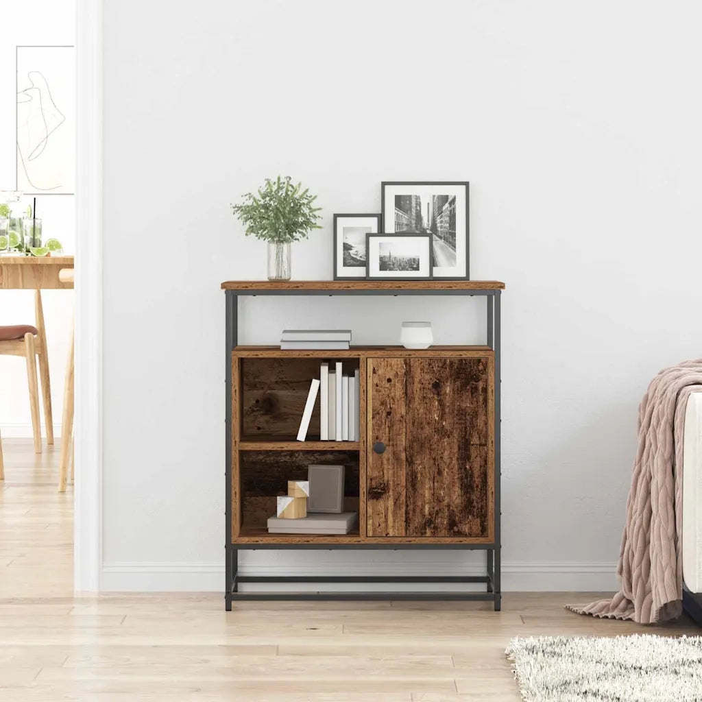Credenza | Madia | Buffet da pranzo | Armadio da pranzo Legno vecchio 69 x 35 x 80 cm Legno multistrato