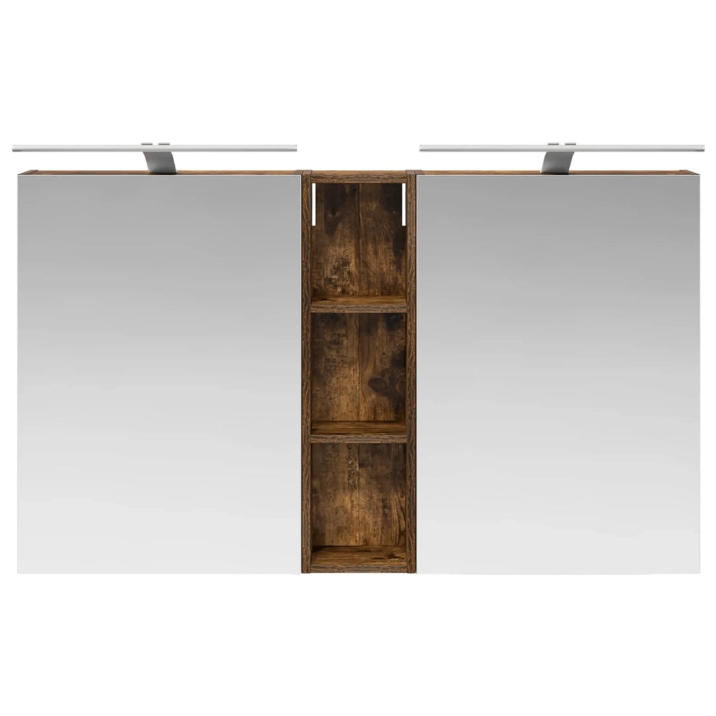 Set di Armadi da Bagno con lo scaffale 3 pcs 120 x 14,5 x 70 cm