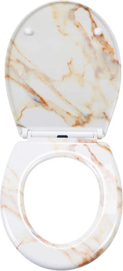 meccanismo di chiusura per wc - coperchio wc con chiusura rapida per facile pulizia, coperchio wc in duroplasto