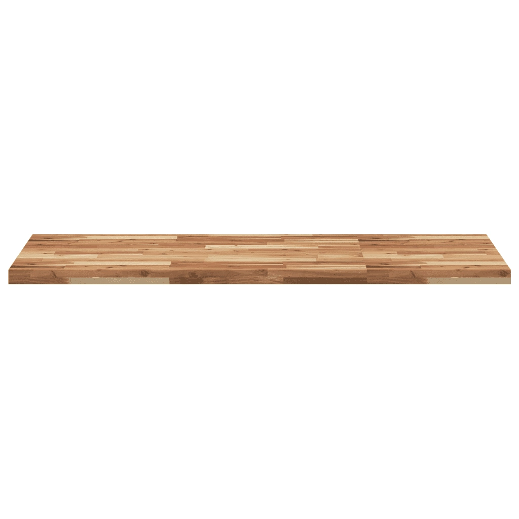 vidaXL Piano da Bagno Finitura a Olio 140x60x4 cm in Legno di Acacia