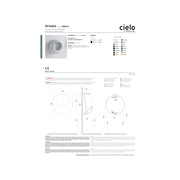Orinatoio Sospeso Ceramica Cielo Bianco Lucido "Mini Ball"