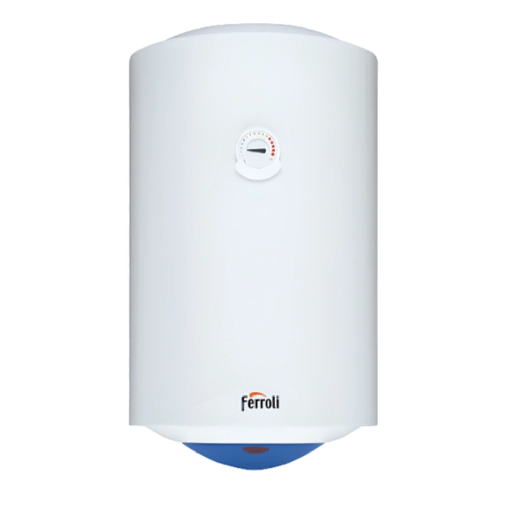 Ferroli calypso scaldabagno verticale elettrico garanzia 2 anni classe energetica c *** capacità 50 litri, confezione 1