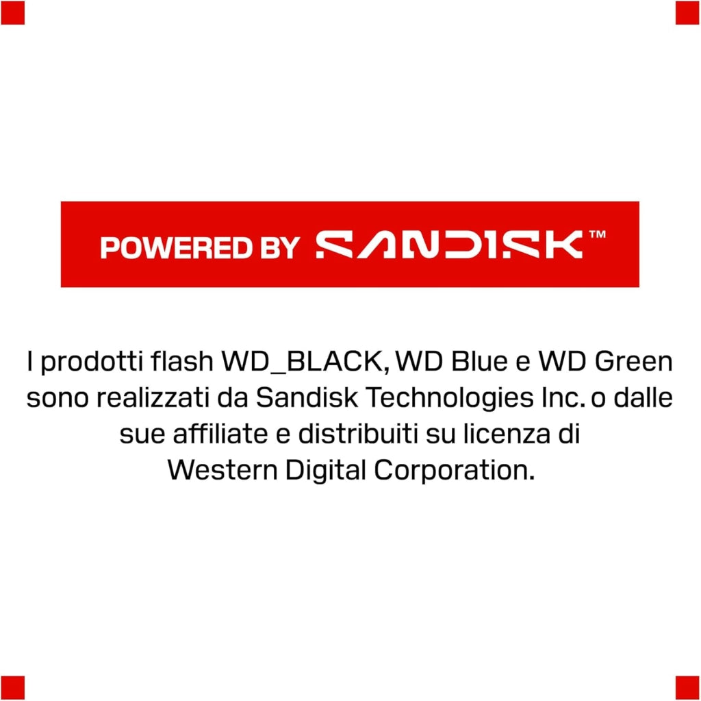 WD_BLACK SN770M NVMe SSD 2TB (Fino a 5.150MB/s, M.2 2230, PCIe Gen 4.0, TLC 3D NAND, Ideale per console portatili da gaming, Asus ROG Ally, Steam Deck, Microsoft Surface) POWERED BY SANDISK