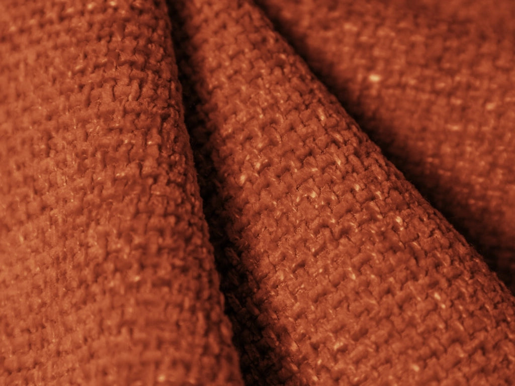 Cosmopolitan Design - Divano "Nolio" 3 posti in ciniglia terracotta 