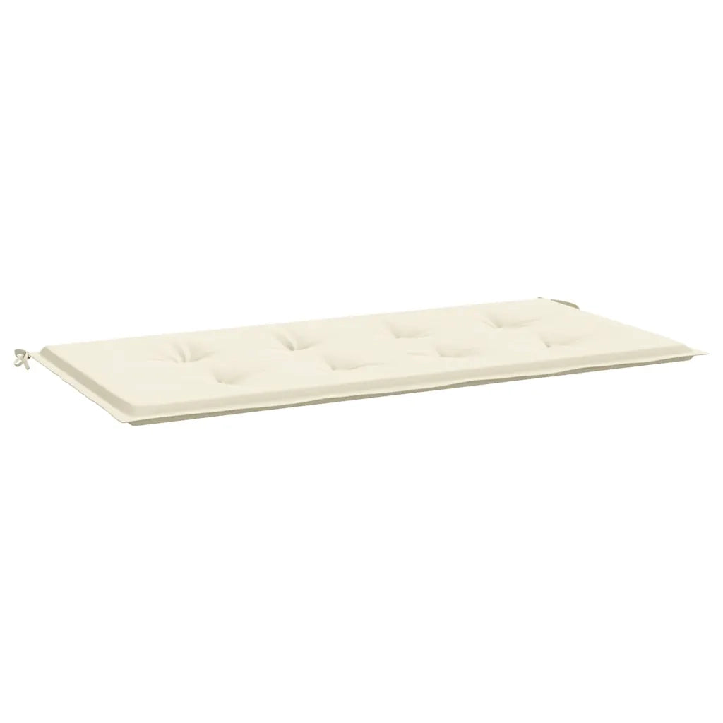 Cuscino per Panca Crema 120x50x3 cm in Tessuto Oxford 43198