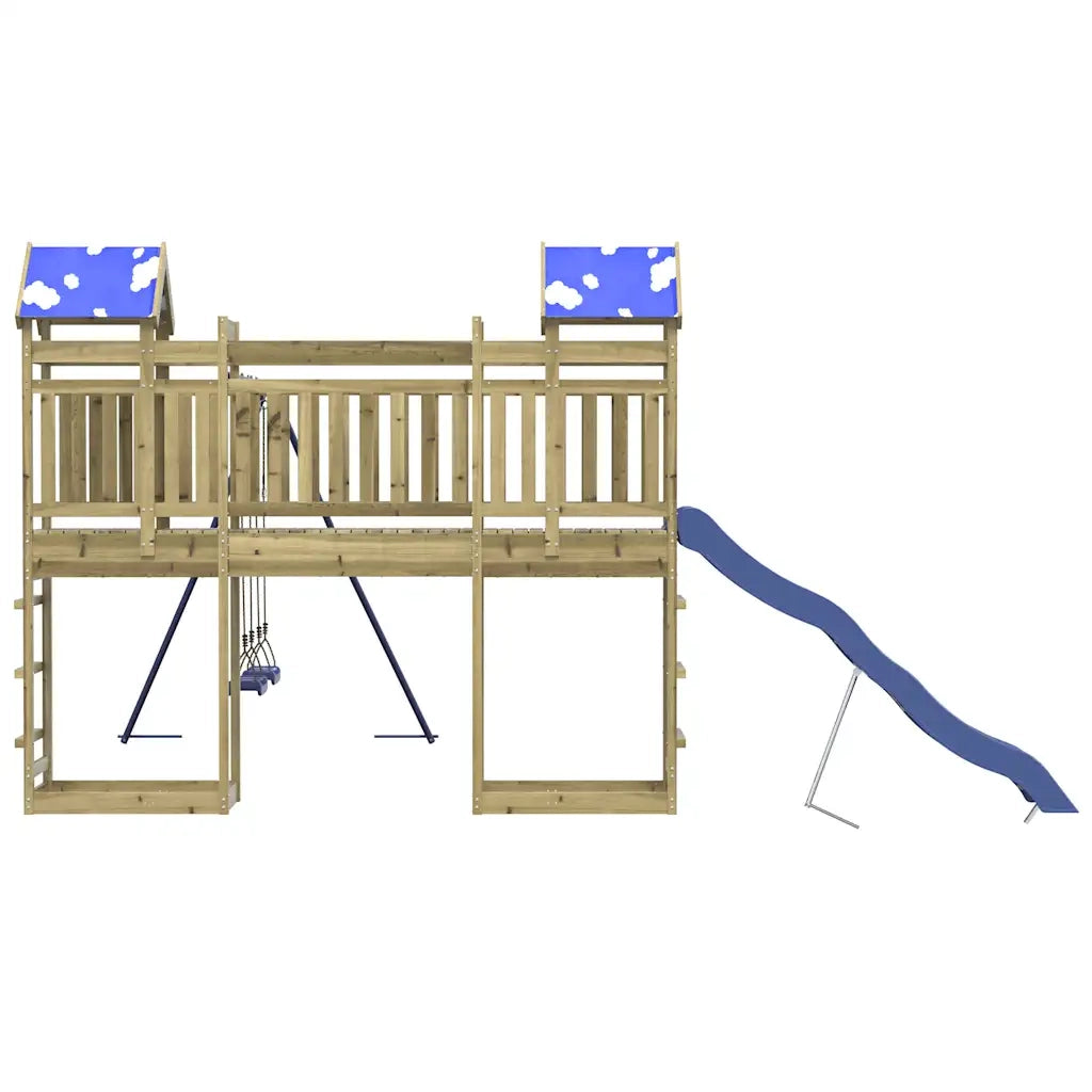 Set da Gioco da Esterno in Legno di Pino Impregnato 3279108