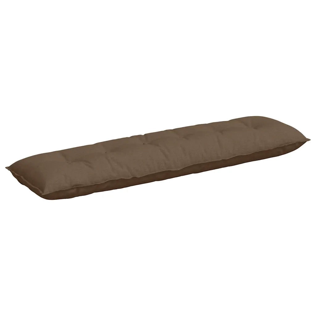 Cuscino per Schiena | Cuscino dorsale Marrone 180 x 19 x 50 cm Tessuto