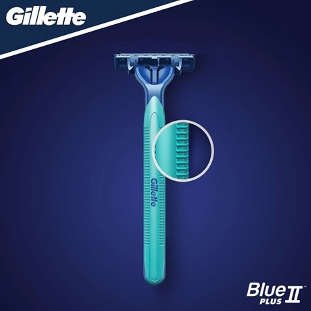 Gillette blue ii plus slalom rasoi usa e getta multipack 20 confezioni da 4 rasoi ciascuna