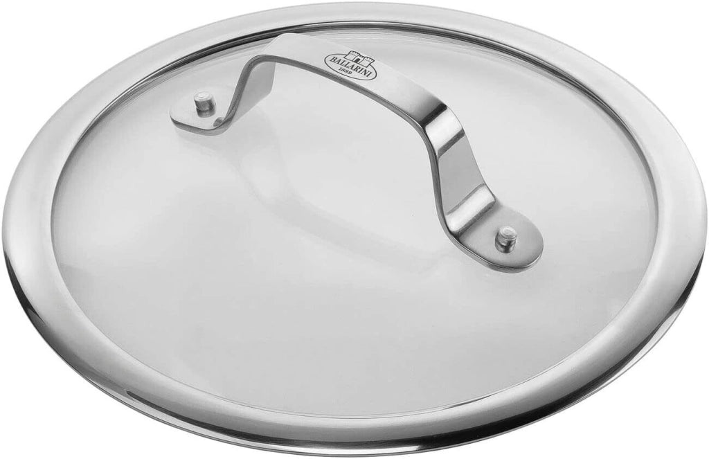 Ballarini 1006986 Alba Casseruola Alta con Coperchio 2.7 L in Alluminio con Rivestimento Keravis Ti-X Titanium Compatibile Induzione colore Grigio