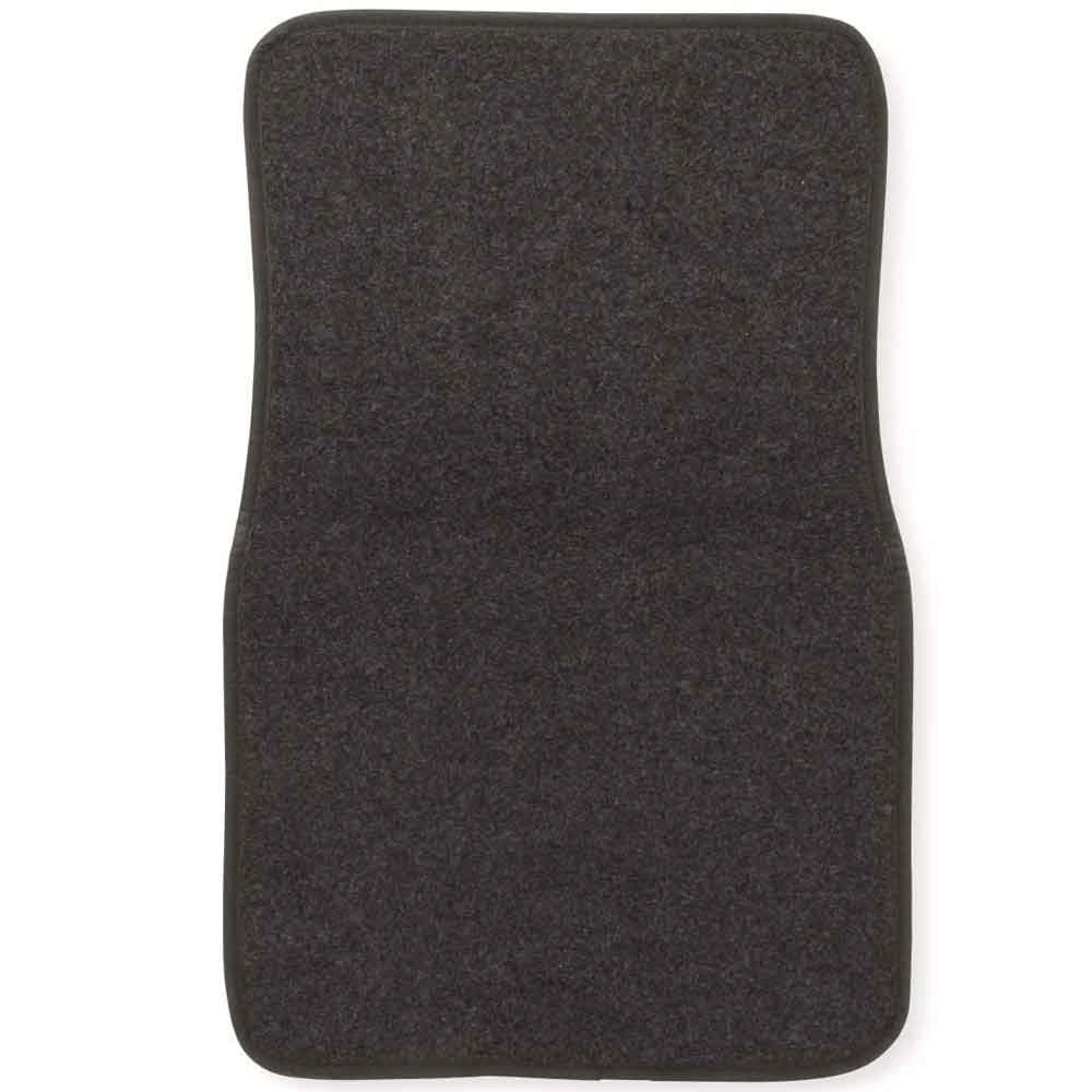 4x Tappeti Auto Tappetini Anteriori Posteriori in Gomma Moquette Universali Nero