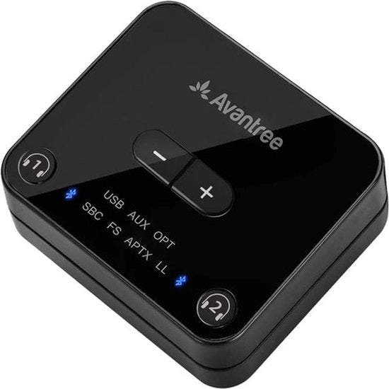 Trasmettitore Bluetooth per 2 Caschi - Ricevitore Bluetooth - 2-in-1 - Ricevitore Bluetooth per la Casa