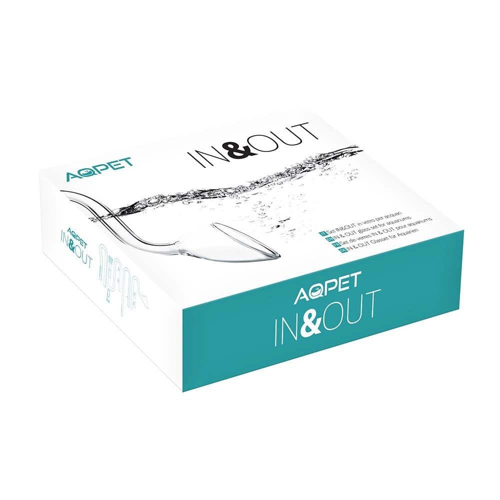 AqPet Set In-Out R-Type 13mm - set di mandata e aspirazione per filtri esterni