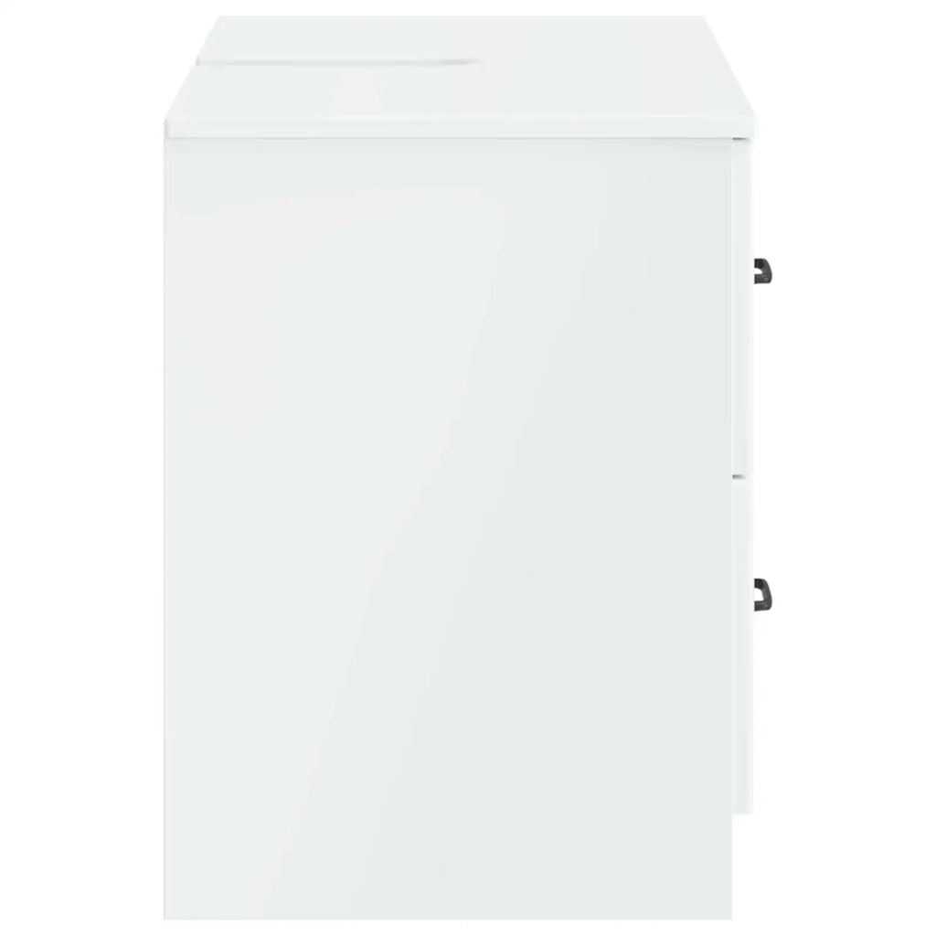 Armadio per Lavabo da Bagno UTRECHT Bianco Lucido 897679