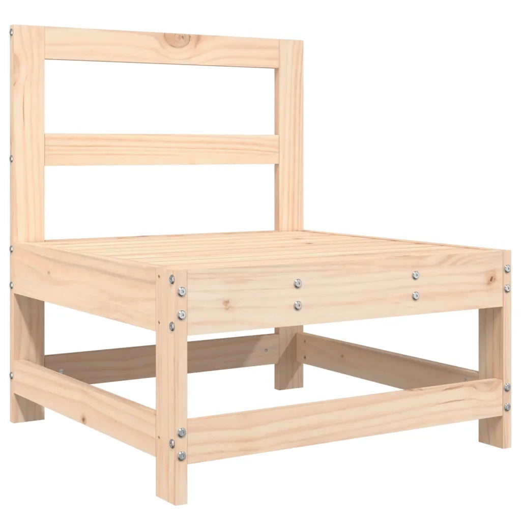 Set Salotto da Giardino 8 pz in Legno Massello di Pino