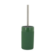 Porta scopino d'appoggio verde scuro in ceramica - Serie Green